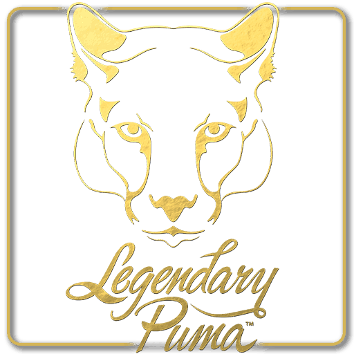 Legendary Puma logo: gold puma head